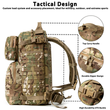 Load image into Gallery viewer, FILBE 2.0 Assault Pack – 30L Tactical Backpack with Laser-Cut MOLLE Panels & Hydration System Compatibility for Military & Outdoor Use