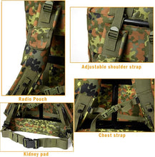 Load image into Gallery viewer, ALICE Pack Large Size – Flecktarn Camo | German-Style Camouflage Rucksack with External Frame - AKmax