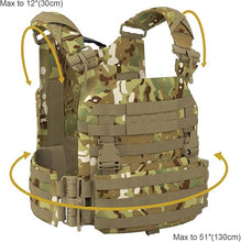 Load image into Gallery viewer, Modular Tactical Assault System – Multicam | Quick-Release Vest & Assault Pack Combo with 9 MOLLE Pouches - AKmax