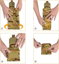 Load image into Gallery viewer, MT 2PCS Military MOLLE Drop Dump Pouch – Tactical Roll-Up Foldable Magazine Utility Pouch, Ripstop Nylon, Mesh Bottom Design, Compatible with MOLLE System - AKmax