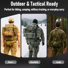 Load image into Gallery viewer, AKmax Military MOLLE II Large Rucksack Waist Pouch – Army Tactical Load-Bearing Belt for Combat Backpack - AKmax