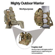 Load image into Gallery viewer, Iraklis External Frame System – Comouflage | Heavy-Duty Freighter Pack Frame with Load Shelf – Herakles Series - AKmax
