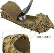 Load image into Gallery viewer, Compact BiVy Tent – Multicam | Waterproof Survival Shelter with TPU Stargazing Window & BiVy-Grade Shell - AKmax