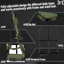 Load image into Gallery viewer, AKmax Military Tactical ALICE Backpack Shoulder Straps – Army LC-1 Padded Harness for Medium & Large Rucksack Frame