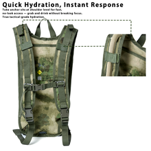 Load image into Gallery viewer, USMC ILBE Hydration Carrier – Multi-Terrain Camo, Includes 3L Bladder, Military MOLLE Water Pack