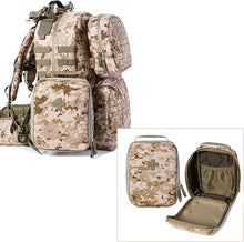 Load image into Gallery viewer, Skywalker MOLLE Medium Rucksack – MARPAT Desert | Laser-Cut 55L Pack with EVA Side Shells & External Frame - AKmax