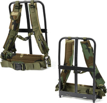 Load image into Gallery viewer, ALICE Pack Large Size – Woodland Camo Classic Camouflage Rucksack with External Frame - AKmax