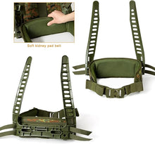 Load image into Gallery viewer, MOLLE Medium Rucksack – Flecktarn Camo | Modular 60L Load Pack with External Frame for Forest Terrain - AKmax