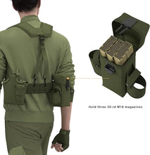 Load image into Gallery viewer, ALICE Yoke Harness System – Olive Drab | Modular Shoulder & Waist Load-Bearing Set with Utility Pouches - AKmax
