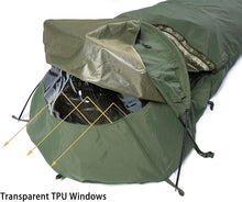 Load image into Gallery viewer, Compact BiVy Tent – Olive Drab | Ultralight Waterproof Survival Shelter with Stargazing Window & Tactical Green Shell - AKmax