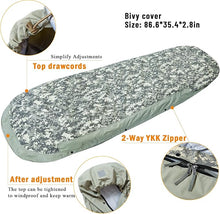 Load image into Gallery viewer, USGI BiVy Cover – UCP Camo | Waterproof Breathable Outer Shell for Modular Sleeping Bags – Bivy Series - AKmax