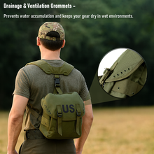 Load image into Gallery viewer, AKmax Military Tactical ALICE Yoke & Butt Pack – Army Combat Utility Waist Belt Pouch for Outdoor Survival Hiking