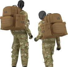 Load image into Gallery viewer, MOLLE Medium Rucksack – Coyote | 60L Modular Expedition Pack with External Frame and MOLLE Grid - AKmax