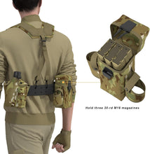 Load image into Gallery viewer, ALICE Yoke Harness System – Multicam | Modular Load-Bearing Rig with Camo Shoulder Straps, Belt & Utility Pouches - AKmax