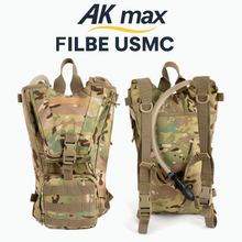 画像をギャラリービューアに読み込む, FILBE Hydration Pack – Tactical Water Carrier with Front MOLLE Webbing & 3L Bladder Compatibility for Military and Outdoor Use