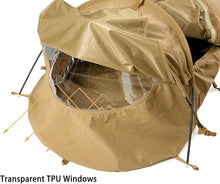 画像をギャラリービューアに読み込む, Compact BiVy Tent – Coyote | Waterproof Survival Shelter with TPU Stargazing Window & BiVy-Grade Shell