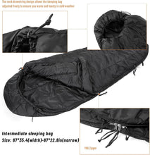 画像をギャラリービューアに読み込む, Akmax Modular Sleeping Bags System, Multi Layered with Bivy Cover for All Season OCP - AKmax Military