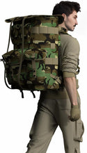 Load image into Gallery viewer, ALICE Pack Large Size – Woodland Camo Classic Camouflage Rucksack with External Frame - AKmax