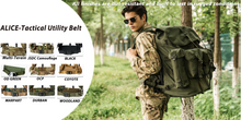 Load image into Gallery viewer, AKmax Military Tactical ALICE Backpack Frame Waist Belt – Army LC-1 Load Bearing Kidney Pad for Combat Rucksack
