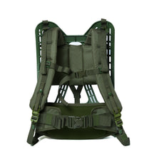 Load image into Gallery viewer, MOLLE Large Rucksack – Ranger Green | Full Modular Backpack System with Frame, Harness, Side Pouches & Waist Pack - AKmax
