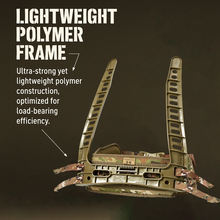 Load image into Gallery viewer, Military MOLLE II Medium Rucksack Frame with Waist Belt – Army Tactical ABS Frame for Load-Bearing Comfort Camouflage - AKmax