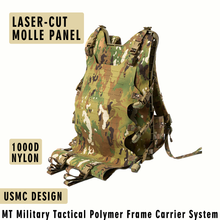 Load image into Gallery viewer, AKmax Military Tactical Polymer Frame Carrier System – Laser-Cut MOLLE Panel, Water-Resistant 1000D - AKmax