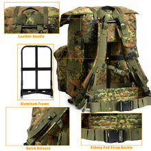 Load image into Gallery viewer, Akmax Alice Large Pack Survival Combat ALICE Rucksack Backpack Flecktarn Camo - AKmax Military