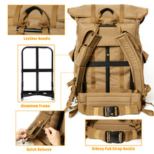 Load image into Gallery viewer, Akmax Akmax Alice Large Pack Survival Combat ALICE Rucksack Backpack Coyote - AKmax Military