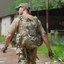 画像をギャラリービューアに読み込む, Akmax Military Sky Walker Modular Assault Vest System Tactical Assault Camo Backpack - AKmax Military