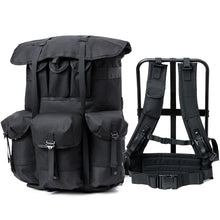 Load image into Gallery viewer, Akmax Military Large Alice Pack Survival Army Tactical Outdoor Rucksack Backpack Black - AKmax Military