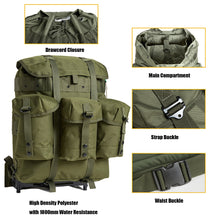 Load image into Gallery viewer, Akmax Military ALICE PACK with Frame Meduim Army Rucksack Olive Drab - AKmax Military