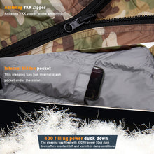 Load image into Gallery viewer, Akmax Military Ranger Winter Down Mummy Waterproof Portable Camping Sleeping Bag - AKmax Military