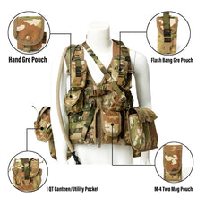 Load image into Gallery viewer, Akmax Military Rifleman Fighting Load Carrier Vest and Army Pouches - AKmax Military
