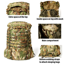 Load image into Gallery viewer, Akmax Military FILBE Tactical Assault Hydration System with Frame Hiking Rucksack Backpack - AKmax Military
