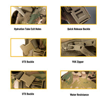 Load image into Gallery viewer, Akmax Military Rifleman Assault Army Tactical Combat Outdoor Rucksack Backpack Multicam - AKmax Military