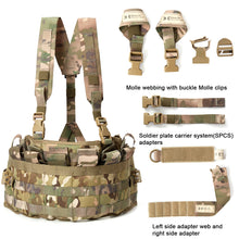 Load image into Gallery viewer, Akmax Military Rifleman Chest Rig Tactical Assault Panel Vest Army Vest with Straps - AKmax Military