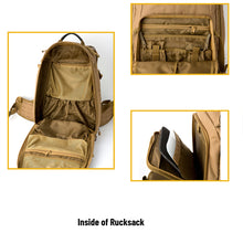 画像をギャラリービューアに読み込む, Akmax Military Adventure 48H Bug-Out Bag Outdoor Hiking Backpack Coyote - AKmax Military