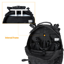 Load image into Gallery viewer, Akmax Military Molle Ranger Army Tactical Outdoor Hiking Rucksack Black - AKmax Military