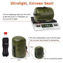 Load image into Gallery viewer, Akmax Military Sky Walker Waterproof Down Portable Outdoor Camping Sleeping Bag - AKmax Military