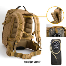 画像をギャラリービューアに読み込む, Akmax Military Adventure 48H Bug-Out Bag Outdoor Hiking Backpack Coyote - AKmax Military