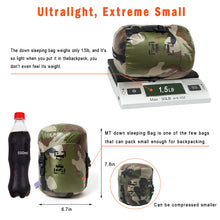 Load image into Gallery viewer, Akmax Military Sky Walker Waterproof Down Portable Outdoor Camping Sleeping Bag - AKmax Military