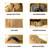 画像をギャラリービューアに読み込む, Akmax Military Adventure 48H Bug-Out Bag Outdoor Hiking Backpack Coyote - AKmax Military