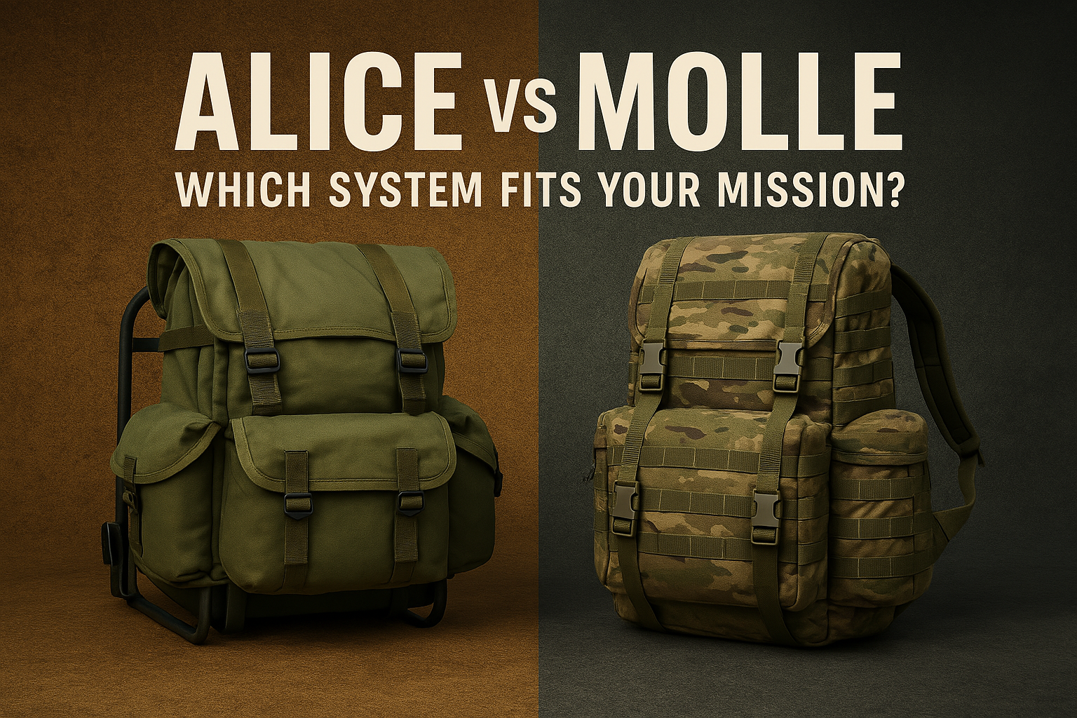 ALICE vs MOLLE Which System Fits Your Mission? AKmax ALICE vs MOLLE Which System Fits Your Mission? AKmax