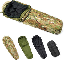Load image into Gallery viewer, Akmax Modular Sleeping Bags System, Multi Layered with Bivy Cover for All Season OCP - AKmax Military
