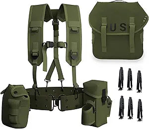 米軍 ALICEベルトキット MEDIUM 実レプ混在 ALICE Yoke Harness Pro Belt Kit & Pouches | AKMAX