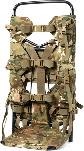Iraklis External Frame System – Multicam | Heavy-Duty Freighter Pack Frame with Load Shelf – Herakles Series - AKmax