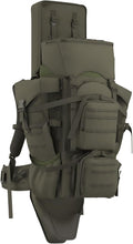 Load image into Gallery viewer, MT Military Hunting Rucksack with Detachable Rifle Carry System – 77L Backpack with Aluminum External Frame for Camping, Hunting, and Hiking
