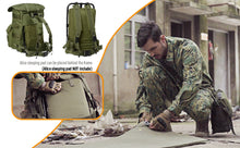 Load image into Gallery viewer, AKmax Military Army Camping Tarp Waterproof Hammock Rain Fly Tent Tarps for Backpacking, Camping, Hiking, Woodland
