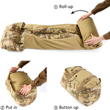 画像をギャラリービューアに読み込む, MT British Army Pattern 1958 Style Sleeping Bag – Military Tactical Roll-up Sleep System with Compression Sack, Waterproof &amp; Warm, Outdoor Survival Gear Multi-Terrain
