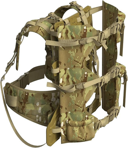 FILBE Curved Frame System – Multicam | Upgraded Batwing Suspension Harness for Tactical Rucksacks - AKmax